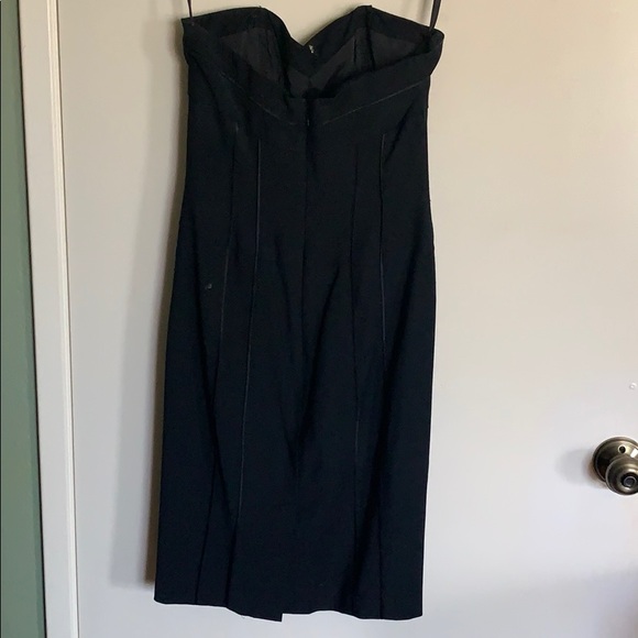 Bebe Black strapless midi dress XS - Picture 4 of 8